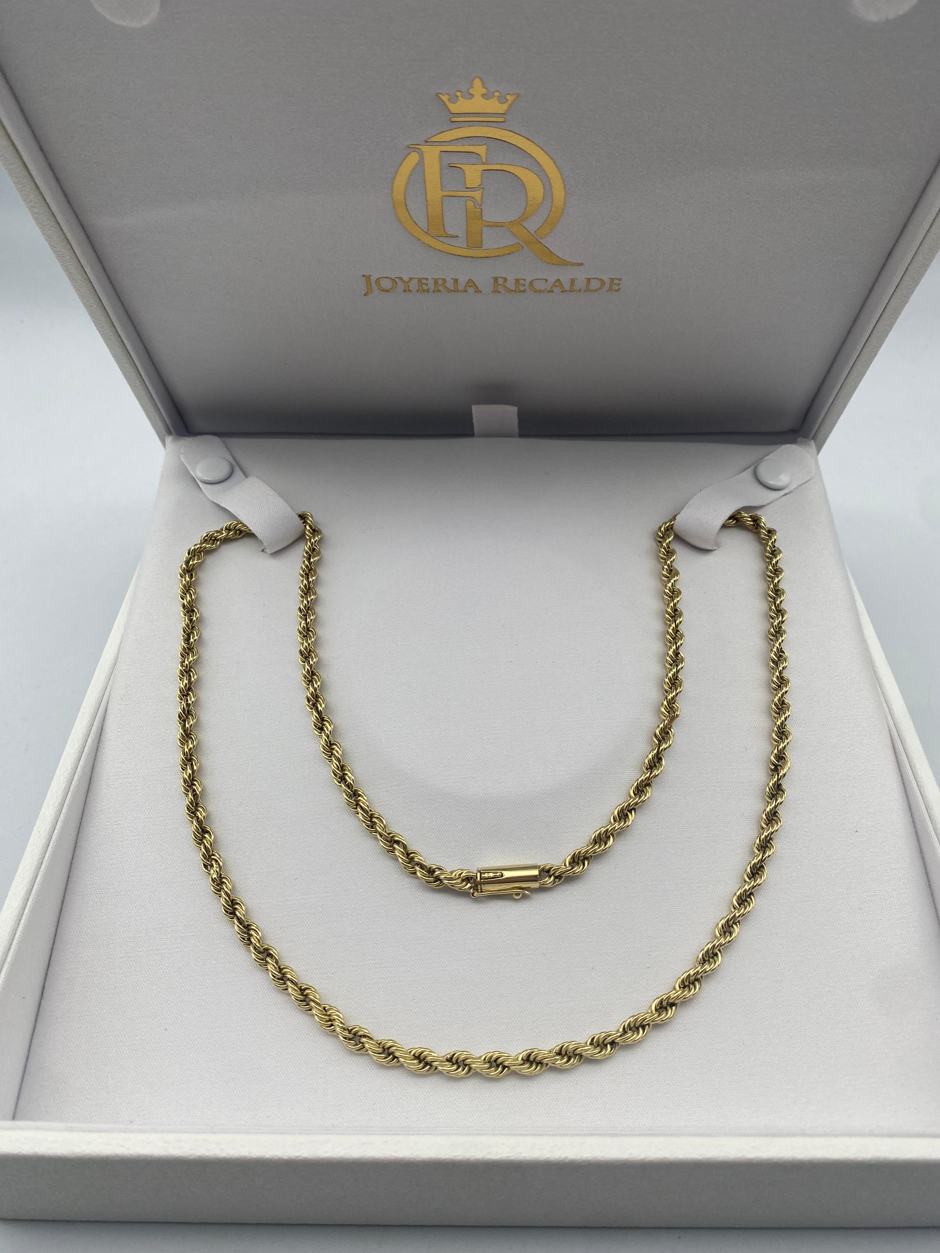 Cadena en oro amarillo