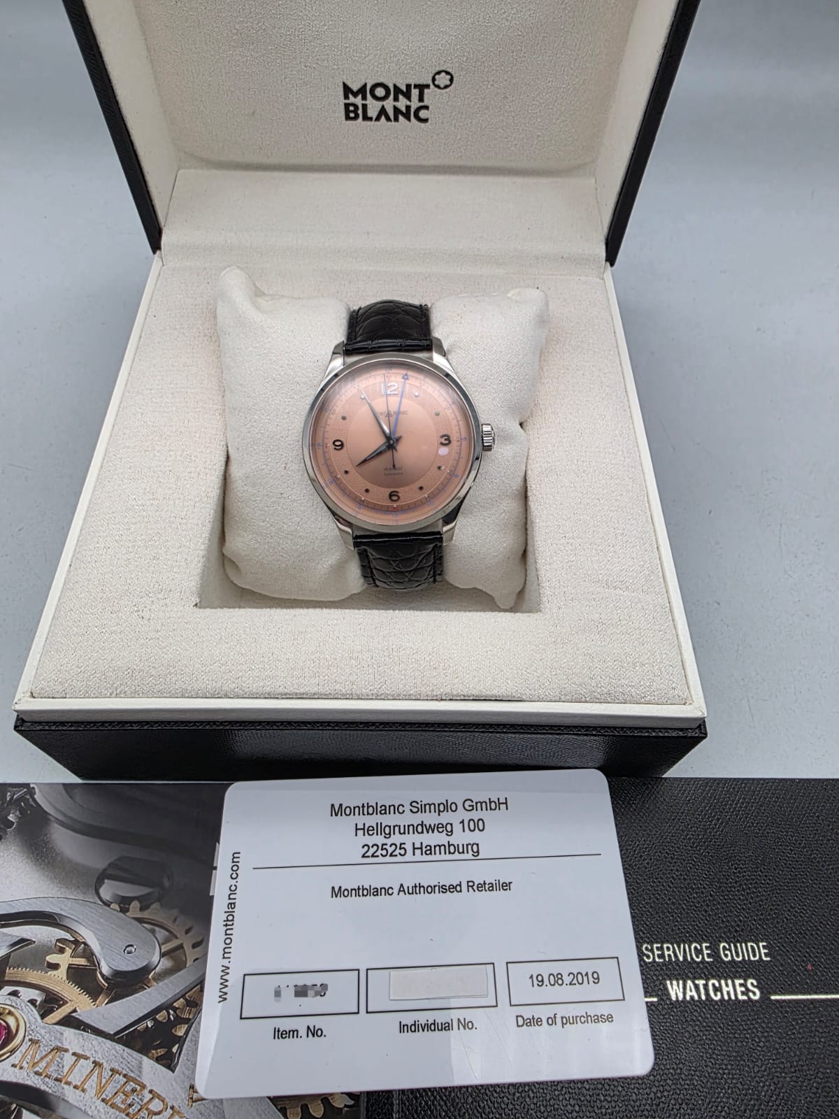 Mont Blanc  Reloj MontBlanc Heritage GMT de 40mm automático, en caja y con documento
