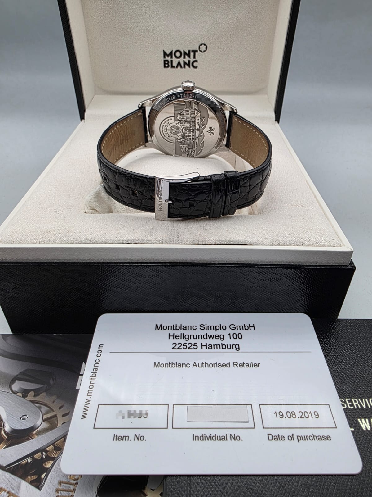 Mont Blanc  Reloj MontBlanc Heritage GMT de 40mm automático, en caja y con documento