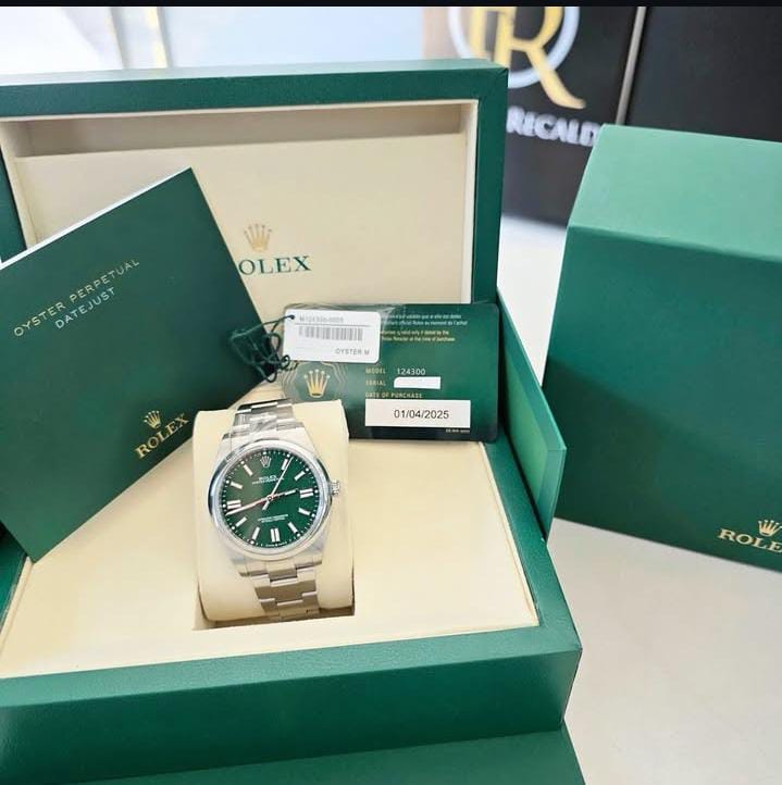 Rolex Reloj Rolex OP de 41mm esfera verde