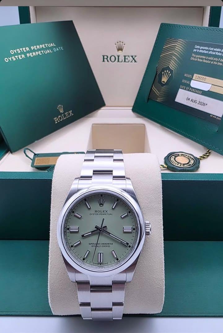 Rolex Reloj Rolex Oyster Perpetual de 36mm color Pistacho 2026